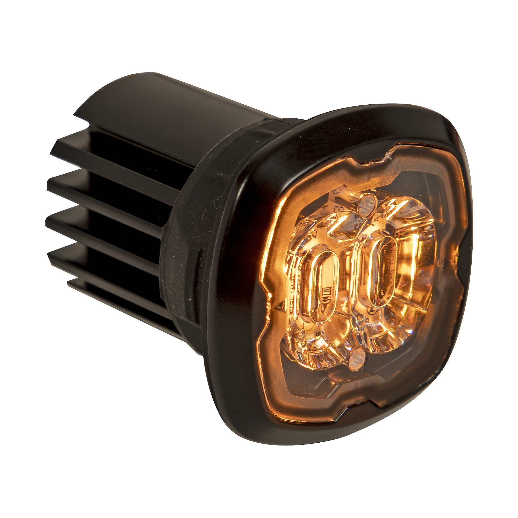 Buyers Products, 1.5in. Flush Surface Truck Mount Emergency Flash Strobe Light, Light Type LED, Lens Color Amber, Included (qty.) 1 Model# 8892410